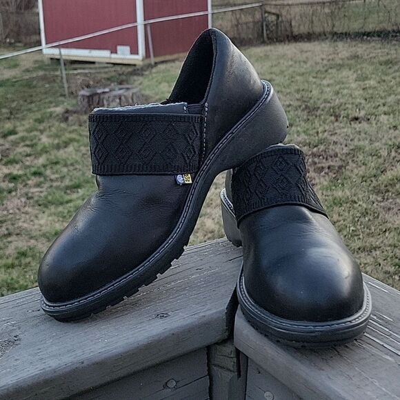 Timberland Pro Riveter slip-on work shoes size 6